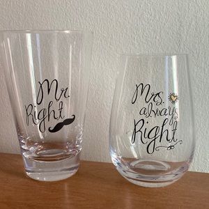 Mr. & Mrs. glasses